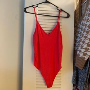 BP thong spaghetti strap body suit - M